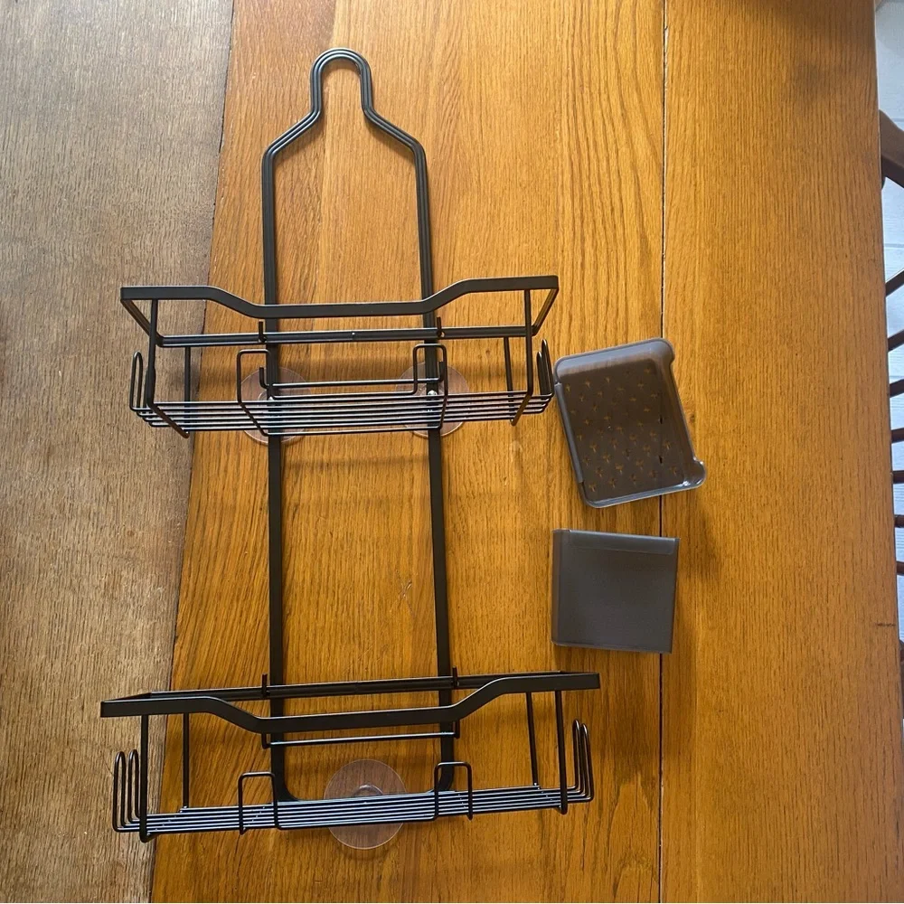 Black Shower Caddy Organizer